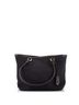 Prada 100% Canvas Plain Black Logo Open Tote Canvas Small One size - photo 1