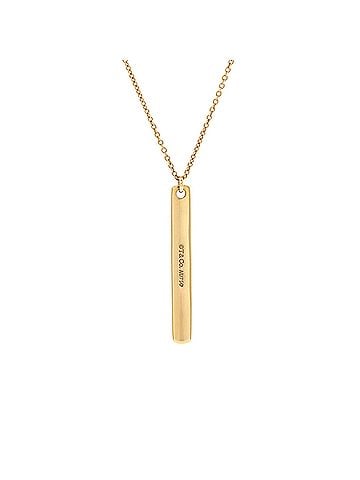 Tiffany & Co. 1837 Bar Pendant Necklace 18K Yellow Gold (view 1)