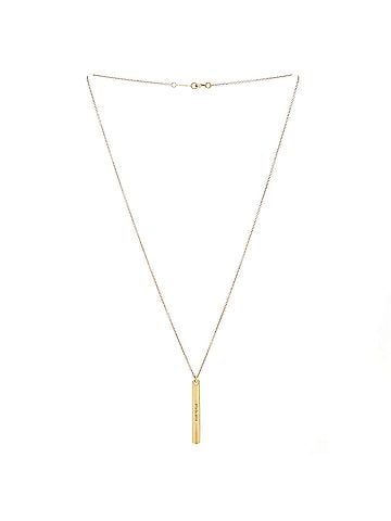 Tiffany & Co. 1837 Bar Pendant Necklace 18K Yellow Gold (view 2)