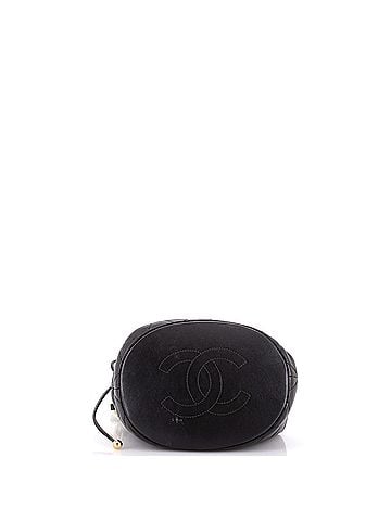 Chanel Pearl Crown Drawstring Bucket Bag Quilted Lambskin (view 2)