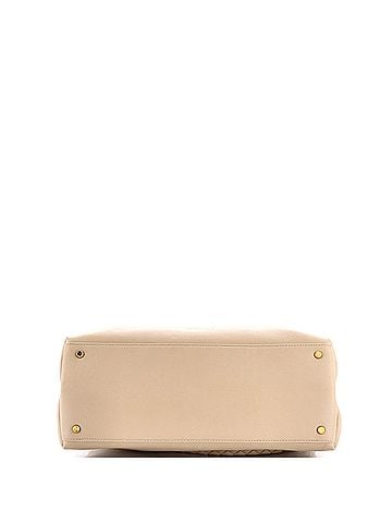 Bottega Veneta Ciao Ciao Top Handle Bag Leather with Intrecciato Detail Medium (view 2)