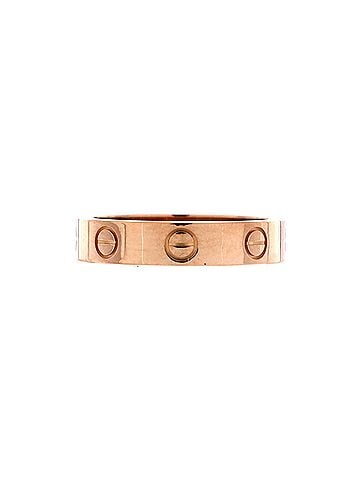 Cartier Love Wedding Band 1 Diamond Ring 18K Rose Gold with Diamond (view 1)