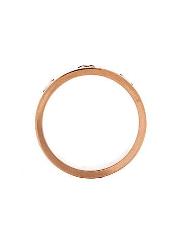 Cartier Love Wedding Band 1 Diamond Ring 18K Rose Gold with Diamond (view 2)