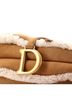 Christian Dior 100% Shearling Brown Saddle Bag Shearling Medium One size - photo 6