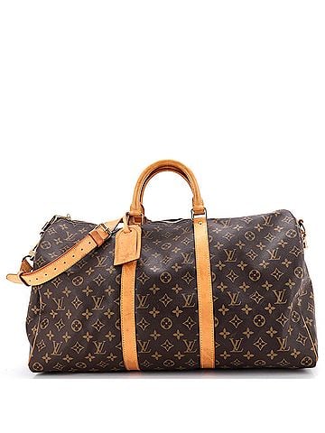 Louis Vuitton Keepall Bandouliere Bag Monogram Canvas 50 (view 1)