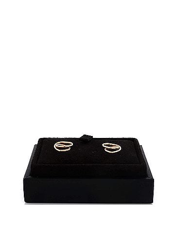 Hermès Vertige Coeur Stud Earrings 18K Rose Gold TPM (view 2)