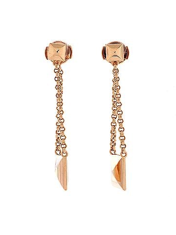 Hermès Clou D'H Drop Earrings 18K Rose Gold (view 1)