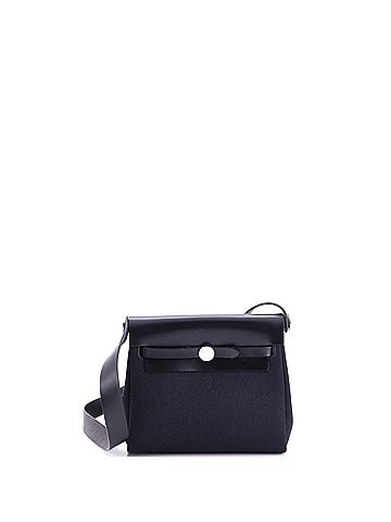 Hermès Herbag Zip Toile and Leather 20 (view 1)