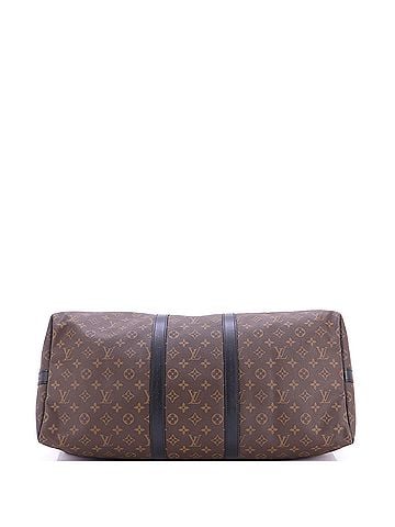 Louis Vuitton Keepall Bandouliere Bag Macassar Monogram Canvas 55 (view 2)