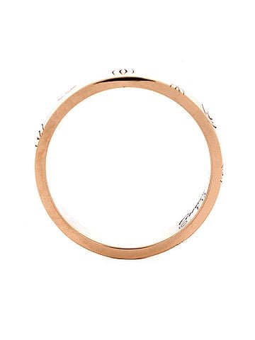 Cartier Logo de Cartier Wedding Band Ring 18K Rose Gold (view 2)