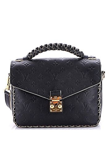 Louis Vuitton Braided Handle Pochette Metis Monogram Empreinte Leather (view 1)