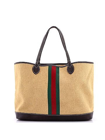 Gucci Ophidia Open Shopping Tote Canvas Large (view 2)