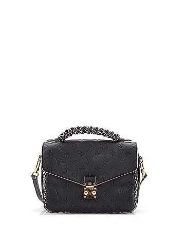 Louis Vuitton Braided Handle Pochette Metis Monogram Empreinte Leather (view 1)