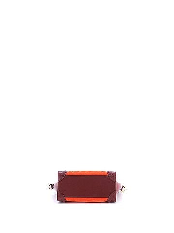 Céline Bicolor Luggage Bag Nubuck Nano (view 2)