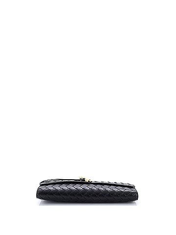 Bottega Veneta Andiamo Top Handle Clutch Intrecciato Nappa Long (view 2)