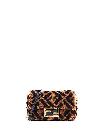 Fendi Baguette NM Bag Zucca Shearling Mini (view 1)