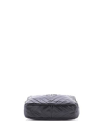 Chanel Vintage Diamond CC Camera Bag Chevron Lambskin Medium (view 2)
