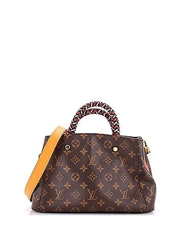 Louis Vuitton Braided Handle Montaigne Handbag Monogram Canvas BB (view 1)