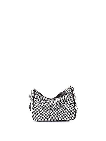 Prada Re-Edition 2005 Shoulder Bag Crystal Embellished Satin Small (view 2)