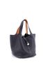 Hermès 100% Leather Black Eclat Picotin Lock Bag Clemence GM One size - photo 4
