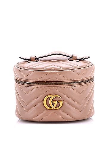 Gucci GG Marmont Vanity Backpack Matelasse Leather Mini (view 1)