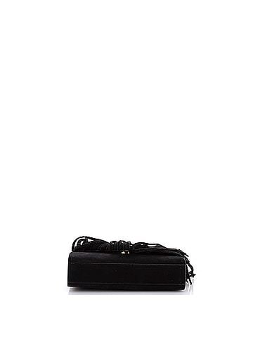 Saint Laurent Classic Monogram Fringe Crossbody Bag Suede Small (view 2)