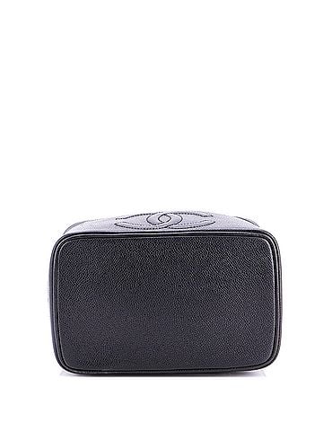 Chanel Vintage Timeless Cosmetic Case Caviar Large (view 2)