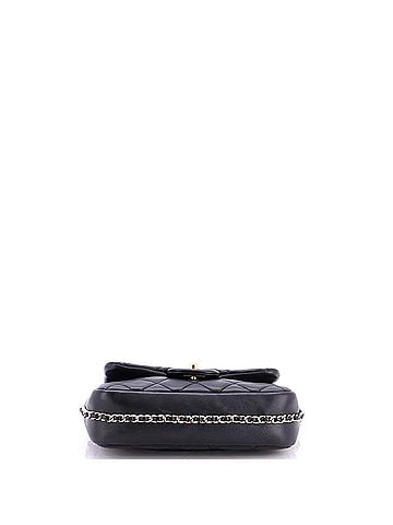 Chanel My Precious Pearls Chain Flap Bag Quilted Lambskin Medium (view 2)
