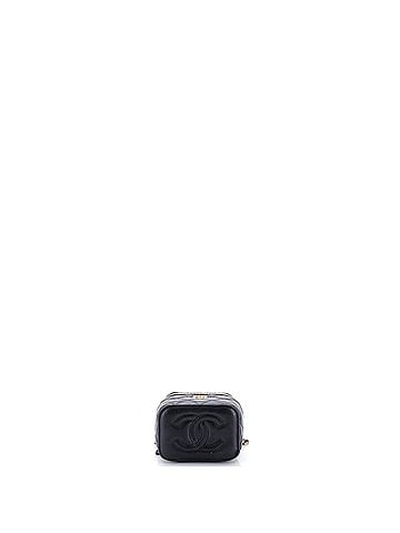 Chanel CC Top Handle Vanity Case with Chain Quilted Lambskin with Metal Mini (view 2)