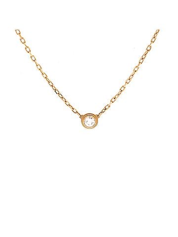 Cartier Cartier D'Amour Pendant Necklace 18K Rose Gold with Diamond Small (view 1)
