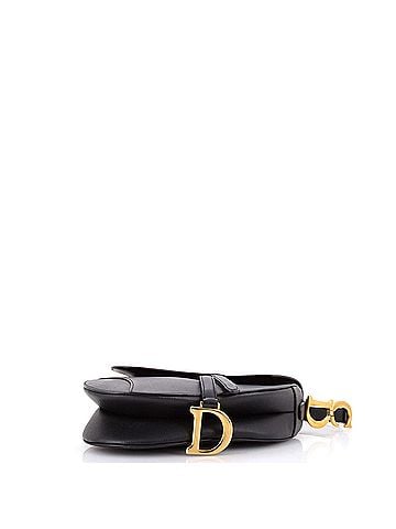 Christian Dior Saddle Handbag Leather Medium (view 2)