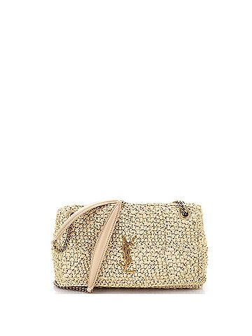 Saint Laurent Jamie Flap Bag Crochet Raffia Medium (view 1)