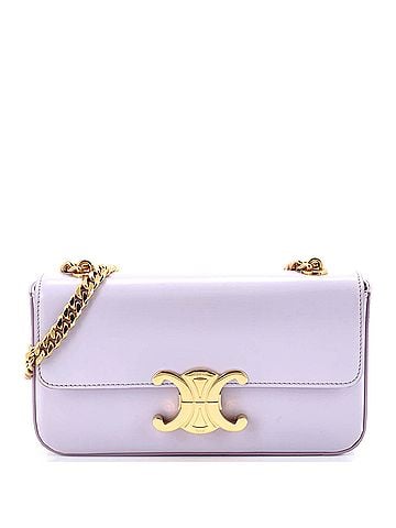 Céline Triomphe Chain Shoulder Bag Leather Small (view 1)