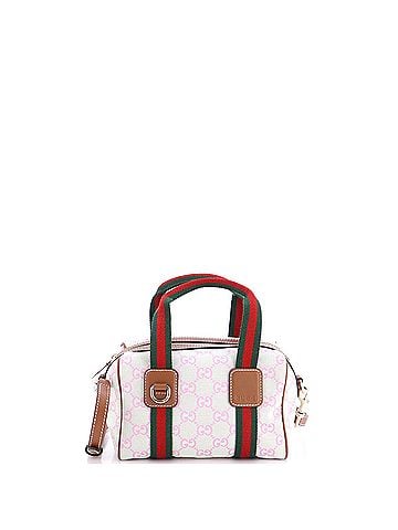 Gucci Web Boston Bag GG Canvas Mini (view 1)