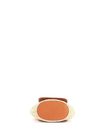 Saint Laurent Manon Basket Bag Raffia with Leather Mini (view 2)