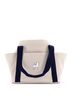 Hermès 100% Canvas Plain Tan Blue Cabriole Nappy Tote Canvas One size - photo 1