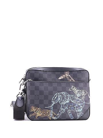 Louis Vuitton Trio Messenger Bag Limited Edition Wild Animals Damier Graphite (view 1)