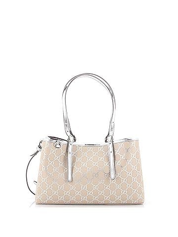 Gucci Emblem Tote GG Coated Canvas Small (view 1)