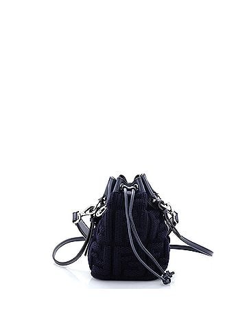 Fendi Mon Tresor Bucket Bag Zucca Knit with Leather Mini (view 1)