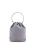 Prada 100% Nylon Gray Drawstring Bucket Bag Re-Nylon Small One size - photo 4