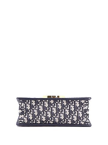 Christian Dior 30 Montaigne Chain Flap Bag Oblique Canvas East West (view 2)
