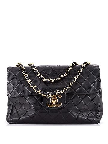 Chanel Vintage Classic Single Flap Bag Quilted Lambskin Maxi (view 1)