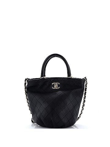 Chanel Chain Handle Bucket Bag Quilted Calfskin (view 1)