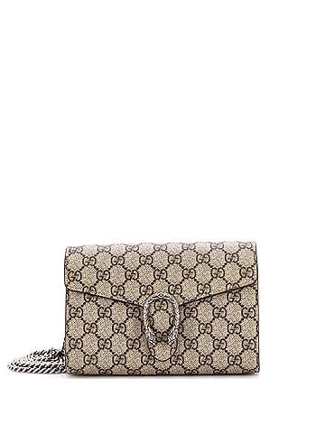 Gucci Dionysus Chain Wallet GG Coated Canvas Small (view 1)