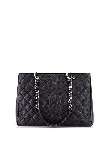 Chanel Grand Shopping Tote Quilted Caviar (view 1)