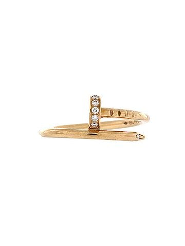 Cartier Juste un Clou Ring 18K Yellow Gold and Diamonds Small (view 1)