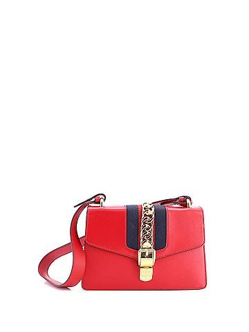 Gucci Sylvie Shoulder Bag Leather Small (view 1)