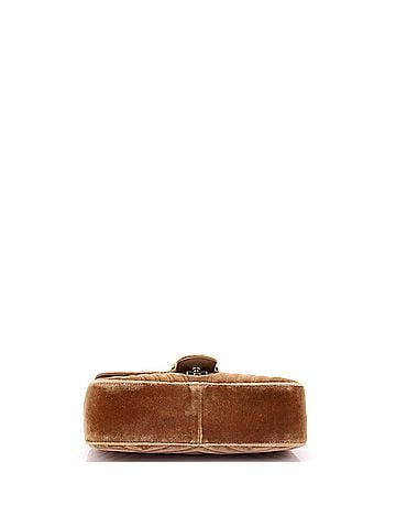 Gucci GG Marmont Flap Bag Matelasse Velvet Small (view 2)