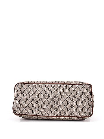 Gucci Convertible Soft Tote GG Coated Canvas with Leather Medium (view 2)