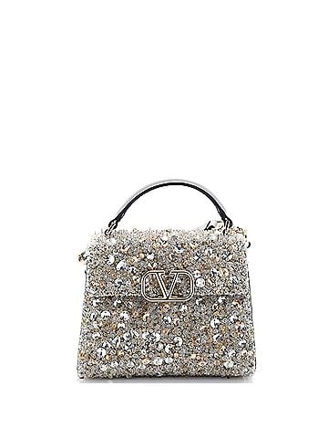 Valentino Garavani VSling Top Handle Bag Sequins Mini (view 1)